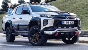 Mitsubishi L200 Ön Tampon Eki Ledli Ön Koruma Plastik