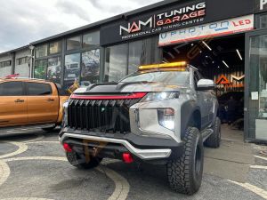 Mitsubishi L200 Ön Tampon Eki Ledli Ön Koruma Plastik