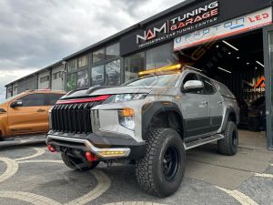 Mitsubishi L200 Ön Tampon Eki Ledli Ön Koruma Plastik