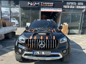 Mercedes X Class Ledli Scoop Xclass Kaput Kaplama