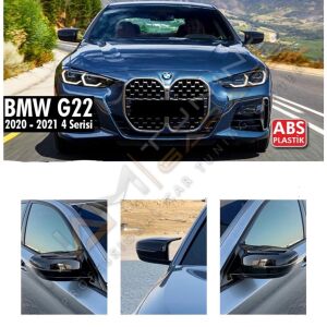 BMW G22 Batman Yarasa Ayna Kapağı Piano Black / 2020 Sonrası