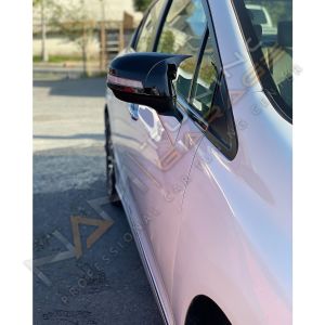 Honda Civic FB7 Batman Yarasa Ayna Kapağı Piano Black / 2012-2016
