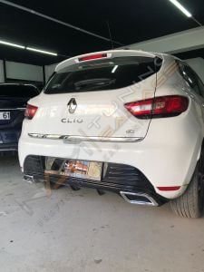 Renault Clio 4 Difüzör Egzoz Görünümlü 2012-2019 Piano Black