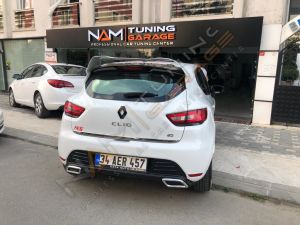 Renault Clio 4 Difüzör Egzoz Görünümlü 2012-2019 Piano Black