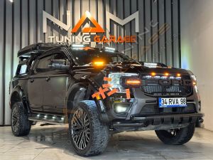Yeni Ford Ranger Kaput Üstü Ledli Scoop Kaput Plastiği 2023 2024