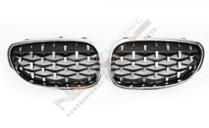 BMW 5 SERISI E60 2004-2009 IÇIN UYUMLU DIAMOND PANJUR(BÖBREK) KROM ÇERÇEVE