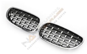 BMW 5 SERISI E60 2004-2009 IÇIN UYUMLU DIAMOND PANJUR(BÖBREK) KROM ÇERÇEVE