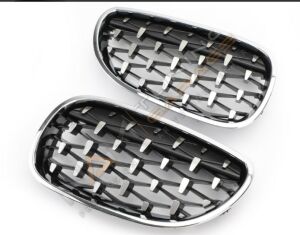 BMW 5 SERISI E60 2004-2009 IÇIN UYUMLU DIAMOND PANJUR(BÖBREK) KROM ÇERÇEVE
