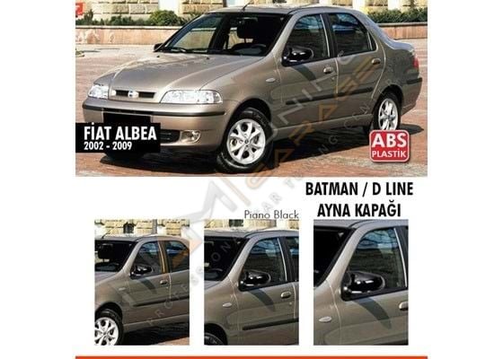 Fiat Albea Batman Yarasa Ayna Kapağı Piano Black / 2002-2009