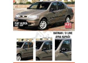 Fiat Albea Batman Yarasa Ayna Kapağı Piano Black / 2002-2009