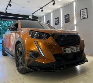 Peugeot 2008 Ön Lip Tampon Eki Parlak Siyah