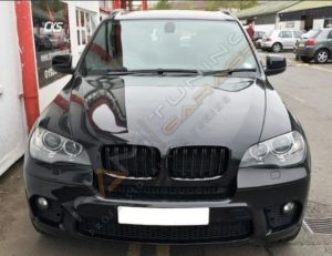 BMW X5-X6 E70 (2008-2014) M BÖBREK (ÇIFT ÇIZGI PANJUR) PIANO BLACK