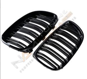 BMW 3 SERISI E92 2006-2009 IÇIN UYUMLU M3 GÖRÜNÜM BÖBREK (CIFT CIZGI PANJUR) PIANO BLACK