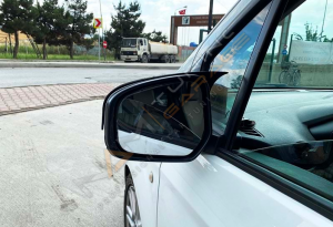Ford Courier Batman Yarasa Ayna Kapağı Piano Black / 2014-2017