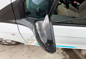 Ford Courier Batman Yarasa Ayna Kapağı Piano Black / 2014-2017