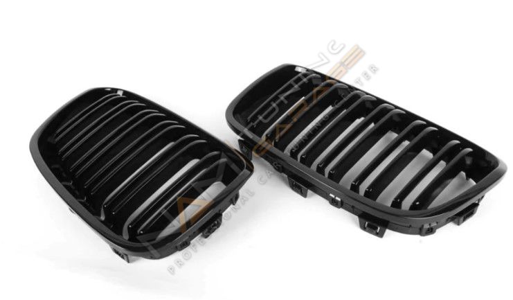 BMW F20 2011-2015 IÇIN UYUMLU M BOBREK CIFT CIZGI PANJUR PIANO BLACK