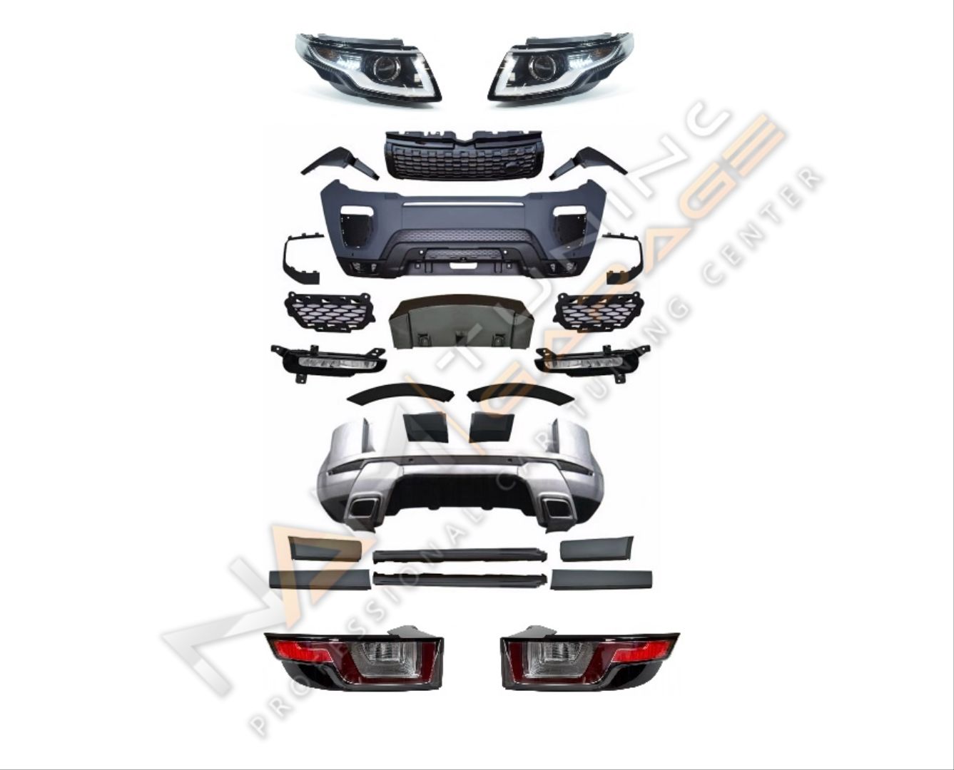 EVOQUE 2011-2015 İÇİN 2016+ FACELIFT BODY KIT