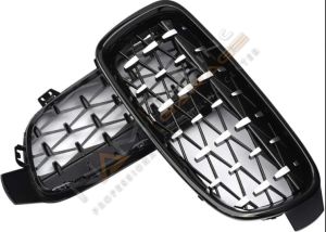 BMW 3 SERISI F30 2012-2018 IÇIN UYUMLU BÖBREK DIAMOND PANJUR PIANO BLACK