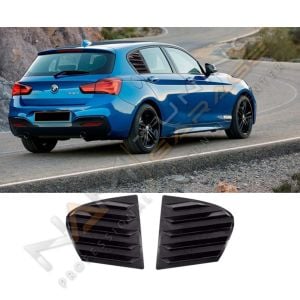 BMW F20 Kelebek Cam Vizörü (Plastik) Parlak Siyah 2011-2019