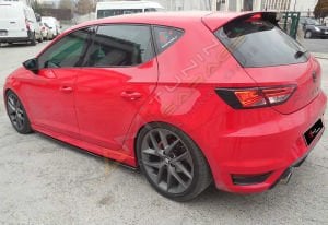 Seat Leon Mk3 Yan Marşpiyel Altı Lip (Plastik) Piano Black