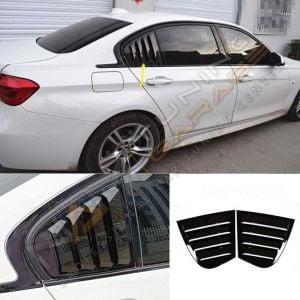 BMW F30 Kelebek Cam Vizörü (Plastik) Parlak Siyah 2012-2019