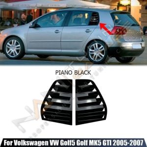 Golf 5 Kelebek Cam Vizörü (Plastik) Parlak Siyah 2003-2009