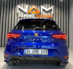 Seat Leon Mk3 Aero Tampon Flapları Sağ Sol Köşe Flap Piano black 2012-2020