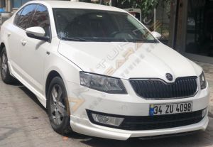 Skoda Octavia Yan Marşpiyel (Plastik) Boyasız