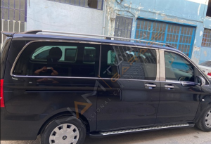 Mercedes Vito Krom Cam Çerçevesi Çıtası 24 parça Tam Tur Orta Şase W447