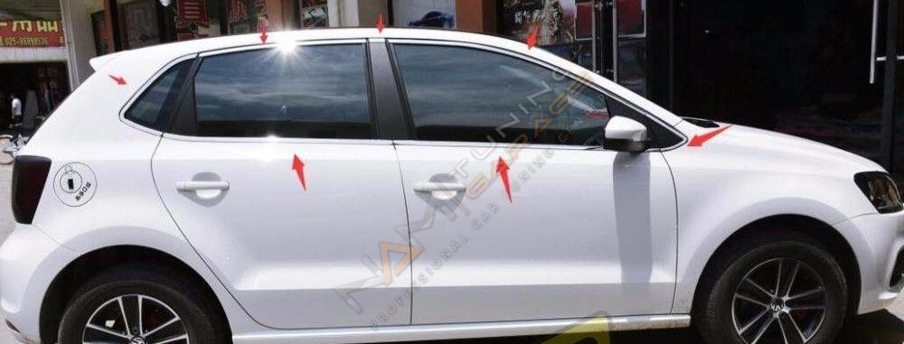 BMW F30 Krom Cam Çerçevesi Çıtası 8 parça Tam Tur 2011-2019