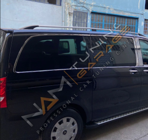 Mercedes Vito Krom Cam Çerçevesi Çıtası 24 parça Tam Tur Uzun Şase W447