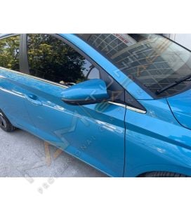 Hyundai i20 Krom Cam Çerçevesi Çıtası 14 parça Tam Tur 2020+