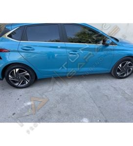 Hyundai i20 Krom Cam Çerçevesi Çıtası 14 parça Tam Tur 2020+