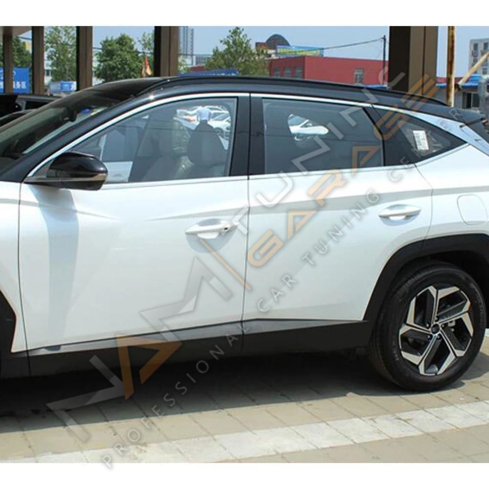 Hyundai Tucson Krom Cam Çerçevesi Çıtası 12 parça Tam Tur 2020+
