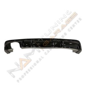 Seat Leon Mk3 Difüzör FR Uyumlu 2013-2016 Soldan Çift Çıkış Parlak Siyah