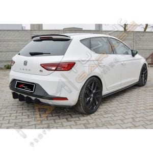 Seat Leon Spoyler Üstü Çıta Ok Spoyler 2012-2020 Parlak Siyah