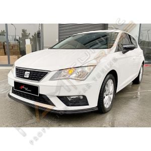 Seat Leon Mk3 Style Ön Lip Piano Black 2012-2020