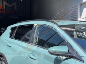 Hyundai Bayon Krom Cam Çerçevesi Çıtası 12 parça Tam Tur 2020+