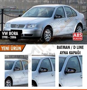 Bora Batman Yarasa Ayna Kapağı Piano Black / 1998-2006
