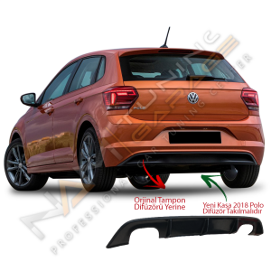 Volkswagen Polo 2018 Difüzör (Plastik) Piano Black