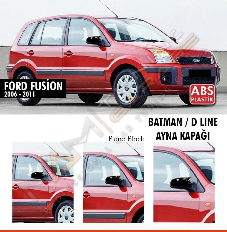 Ford Fusion Batman Yarasa Ayna Kapağı Piano Black / 2006 - 2011