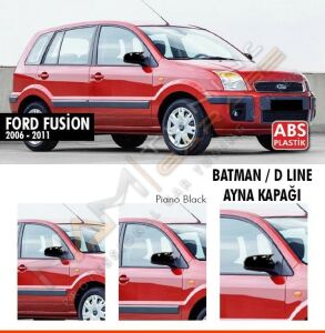 Ford Fusion Batman Yarasa Ayna Kapağı Piano Black / 2006 - 2011