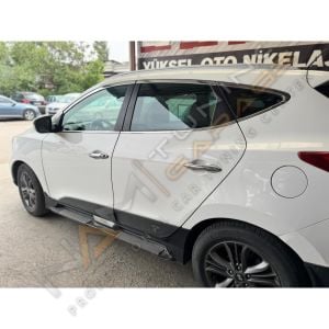 Hyundai ix-35 Krom Cam Çerçevesi Çıtası 16 parça Tam Tur 2009-2015
