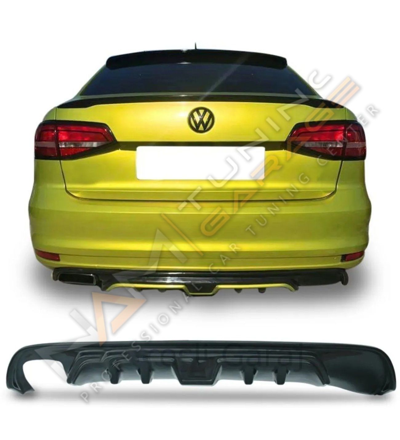 Jetta Custom Difüzör Makyajlı Parlak Siyah 2014-2018