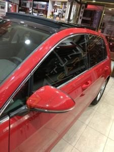 Golf 7 Krom Cam Çerçevesi Çıtası 12 parça Tam Tur 2012-2020