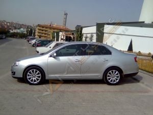 Jetta Krom Cam Çerçevesi Çıtası 8 parça Tam Tur 2006-2010