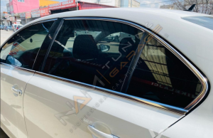 Jetta Krom Cam Çerçevesi Çıtası 12 parça Tam Tur 2012-2018