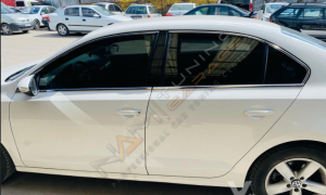 Jetta Krom Cam Çerçevesi Çıtası 12 parça Tam Tur 2012-2018