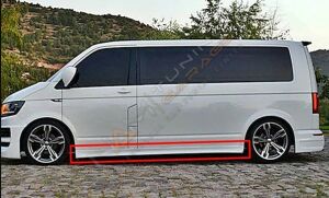 Vw Transporter T5-T6-T7  Marşpiyel Seti Plastik boyasız