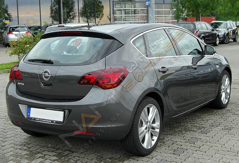 Opel Astra J HB Krom Cam Çerçevesi Çıtası 12 parça Tam Tur 2012-2020 Hatchback